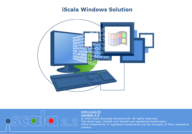 заставка "iScala Windows Solution"