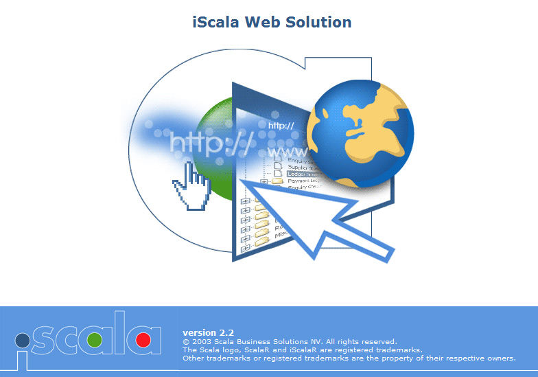 заставка "iScala Web Solution"