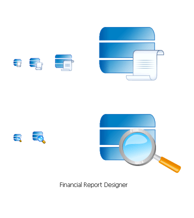 Иконки программы Financial Report